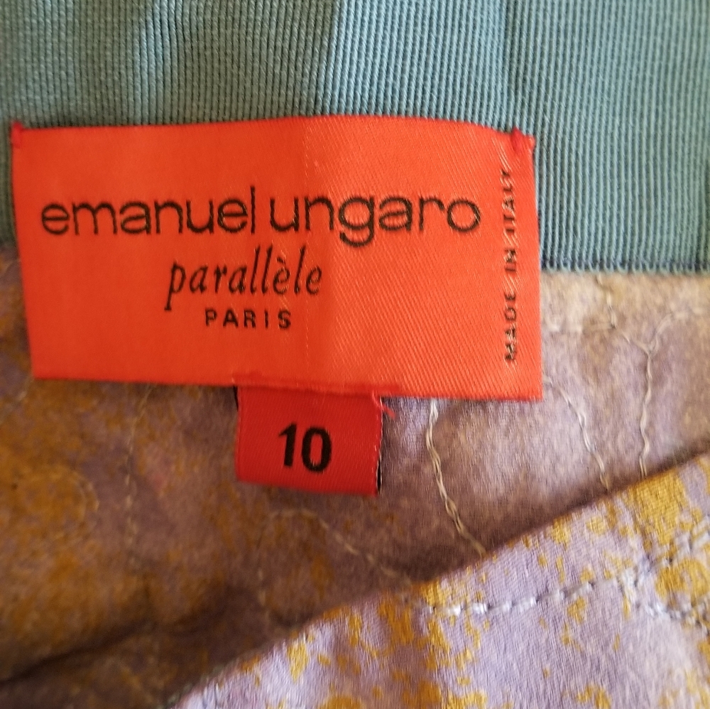 Emanuel Ungaro 2 piece Set Skirt and Blazer Size 10 - Picture 5 of 15